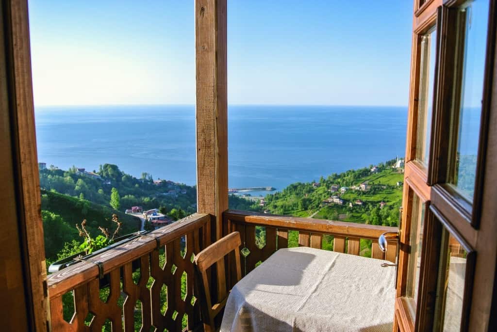 Hemşin-Zimmer, Meerblick