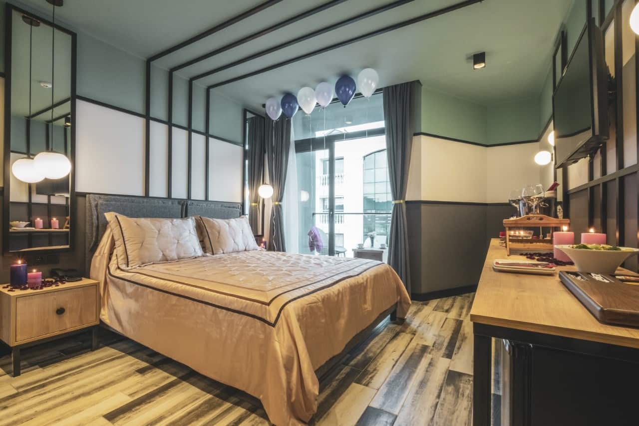 Chambre familiale, vue sur la mer