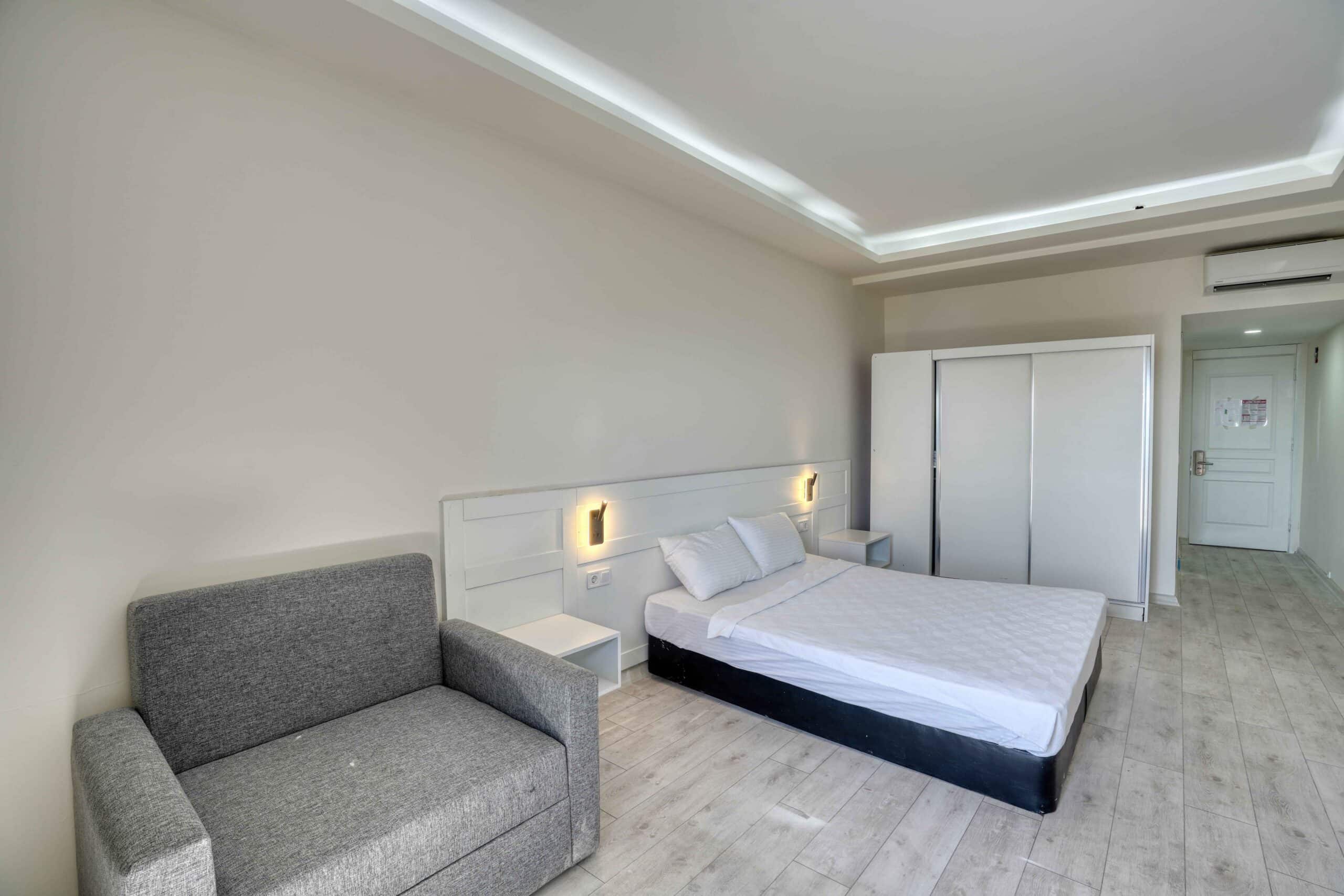 Chambre club, vue sur la mer