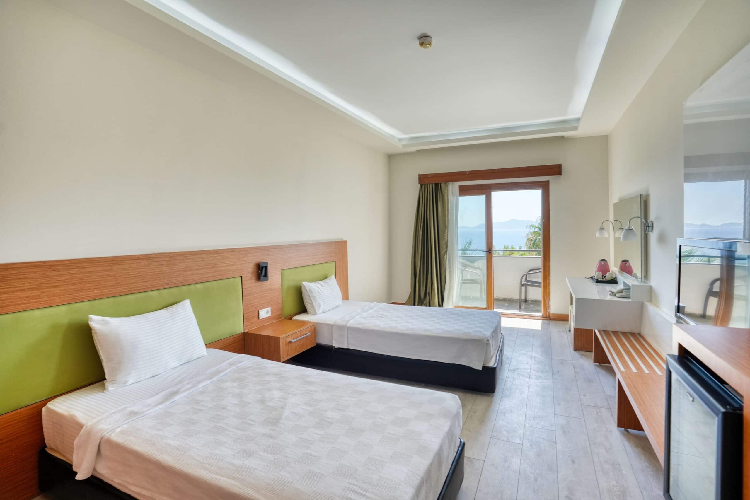 Chambre principale bâtiment, vue sur la mer