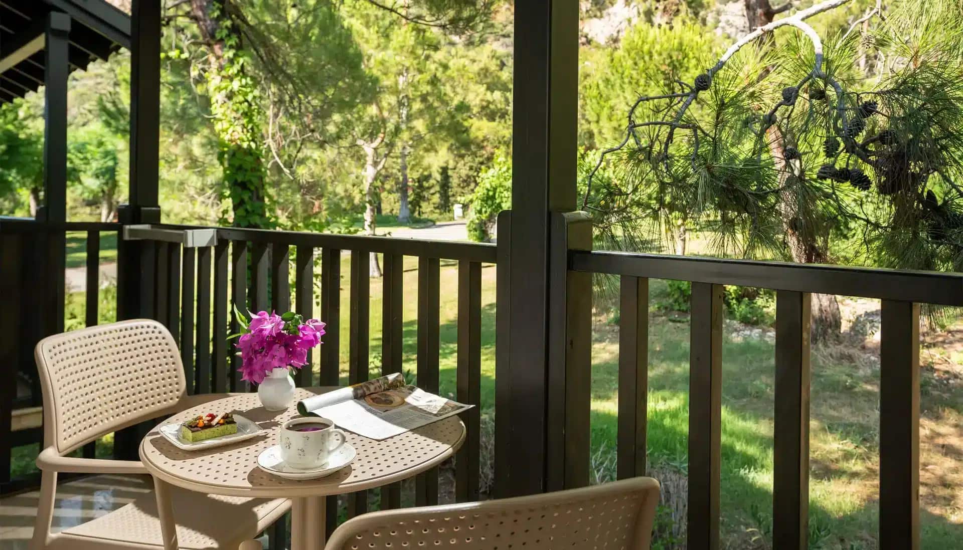 Chambre familiale, vue sur le jardin