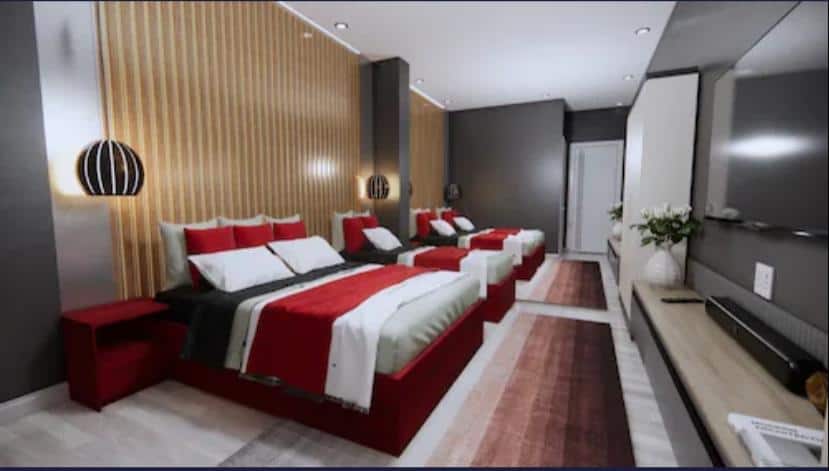 Deluxe-Dreibettzimmer