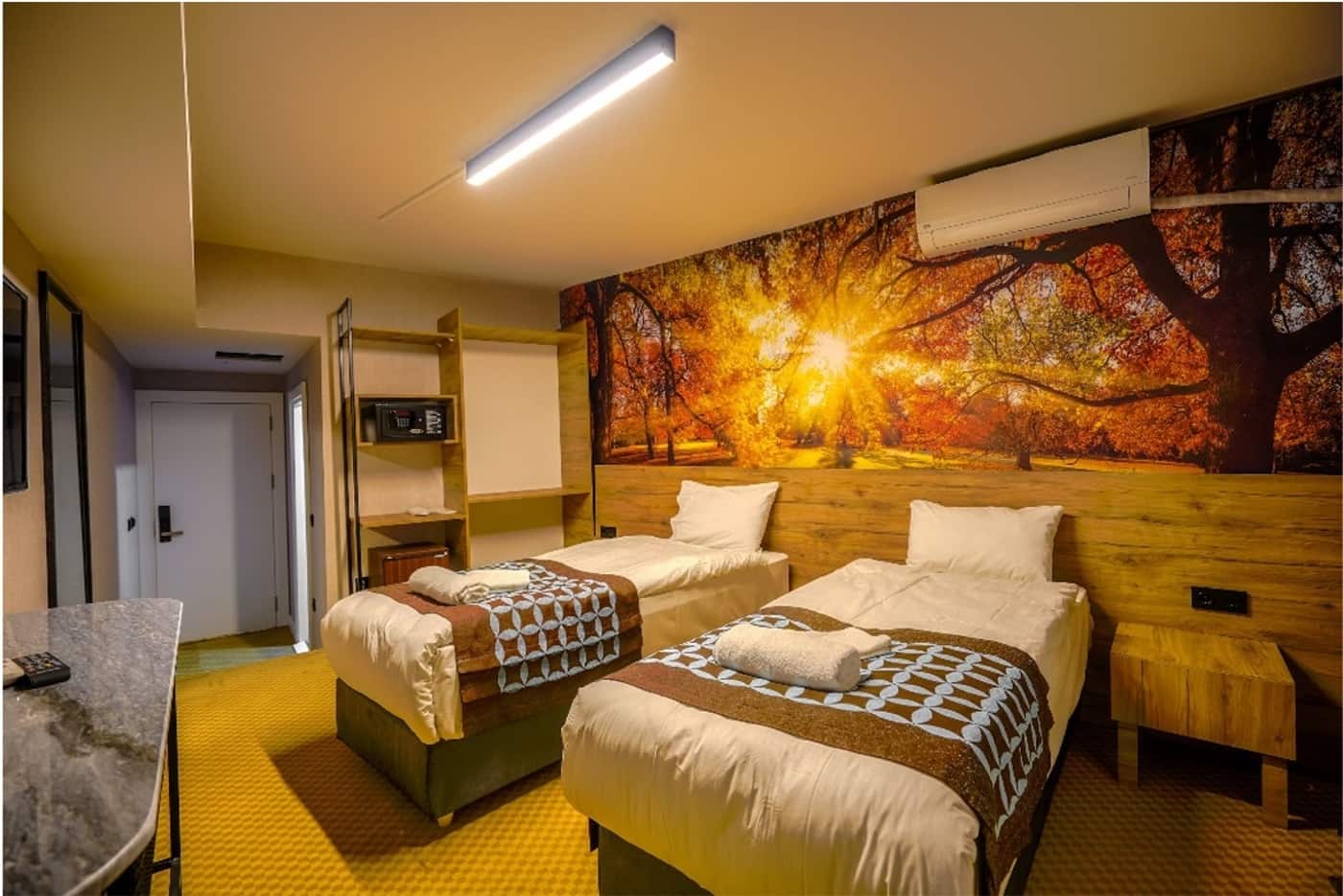 Doppelzimmer mit getrennten Betten