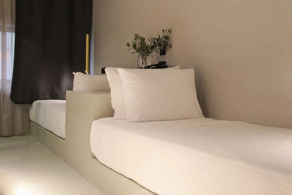 Doppelzimmer mit getrennten Betten