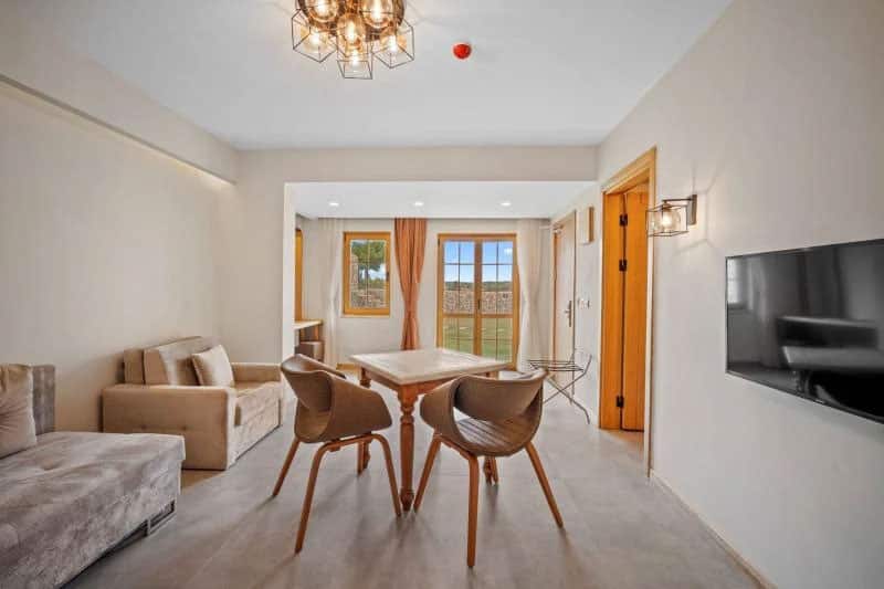 nurfamilienzimmer, Gartenblick