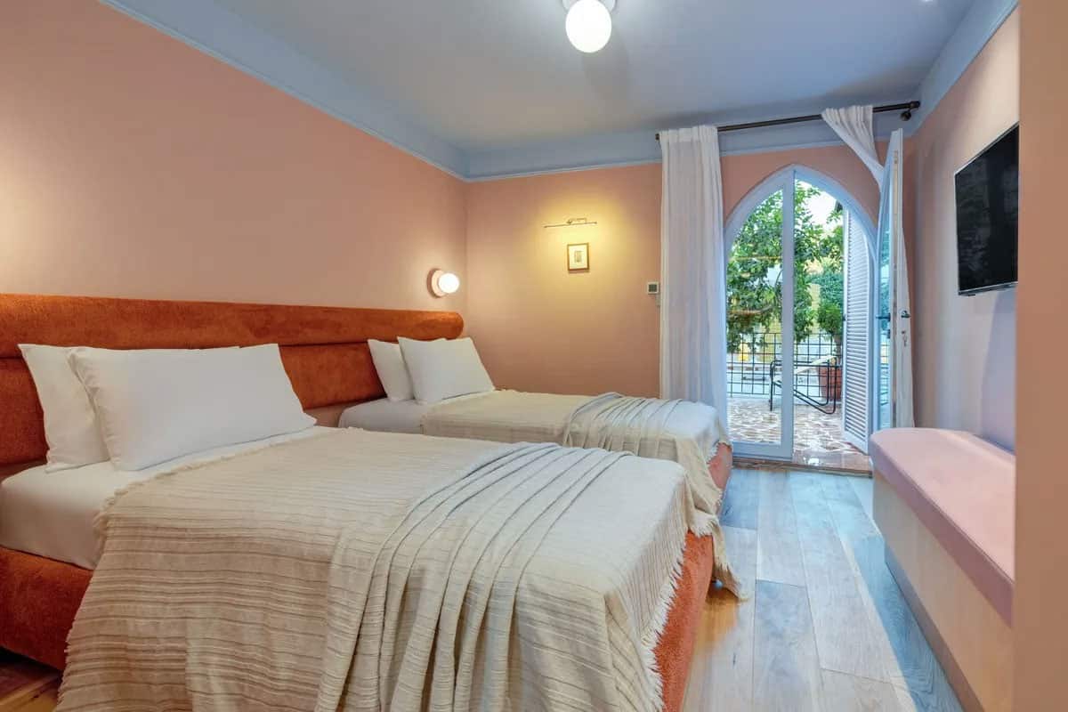 Doppelzimmer mit getrennten Betten
