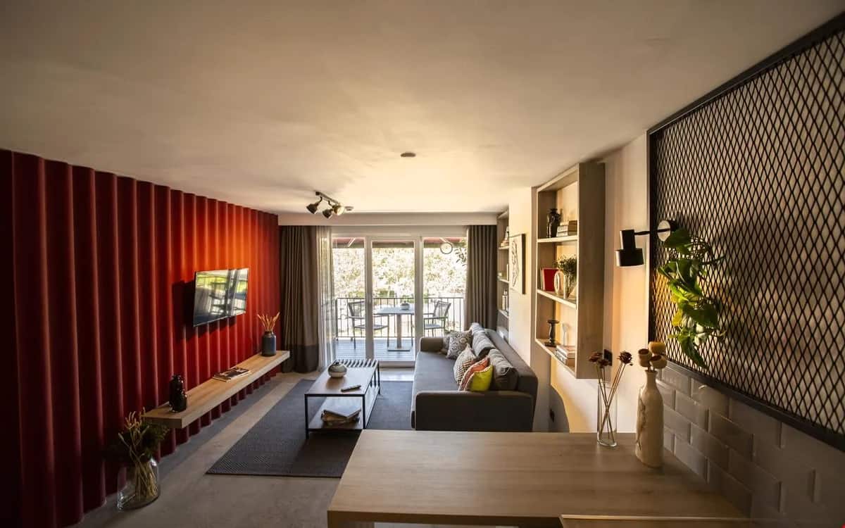 Wohnung mit Balkon, Stadtblick