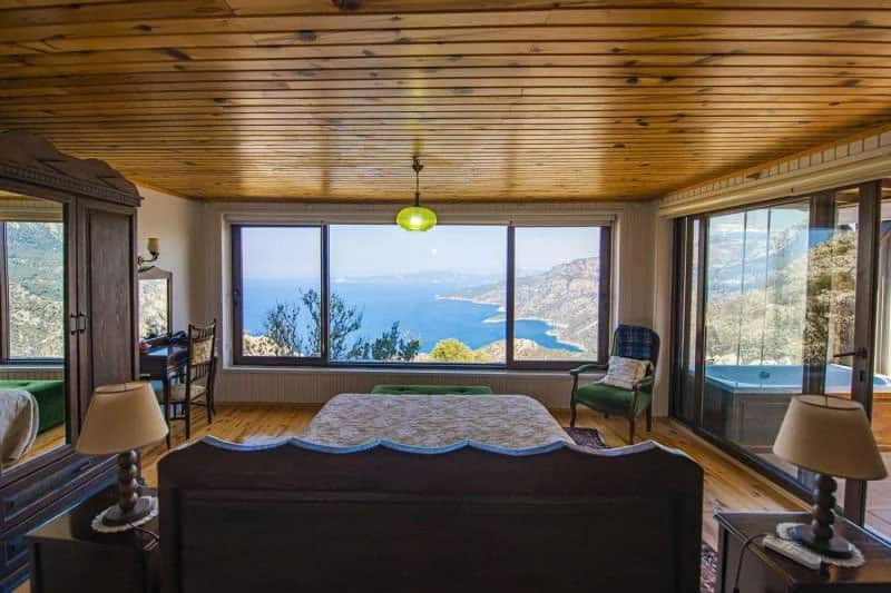 Kardelen, Meerblick, mit Whirlpool und Terrasse