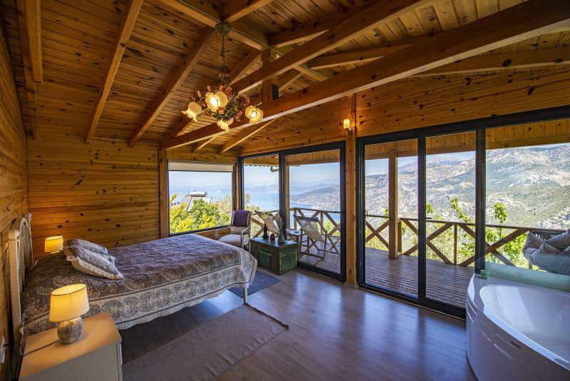 Nefes, Meerblick, mit Whirlpool und Veranda
