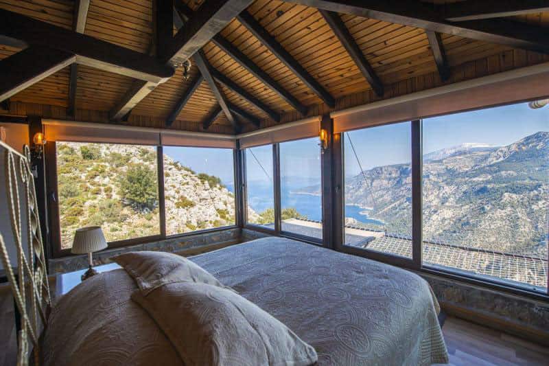 King-Zimmer mit Sauna, Meerblick