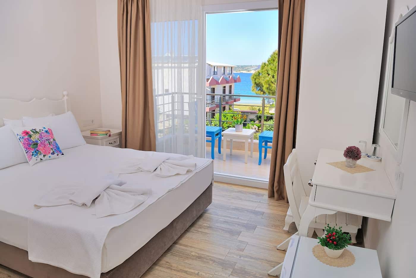 Standard-Zimmer mit großem Einzelbett, Meerblick