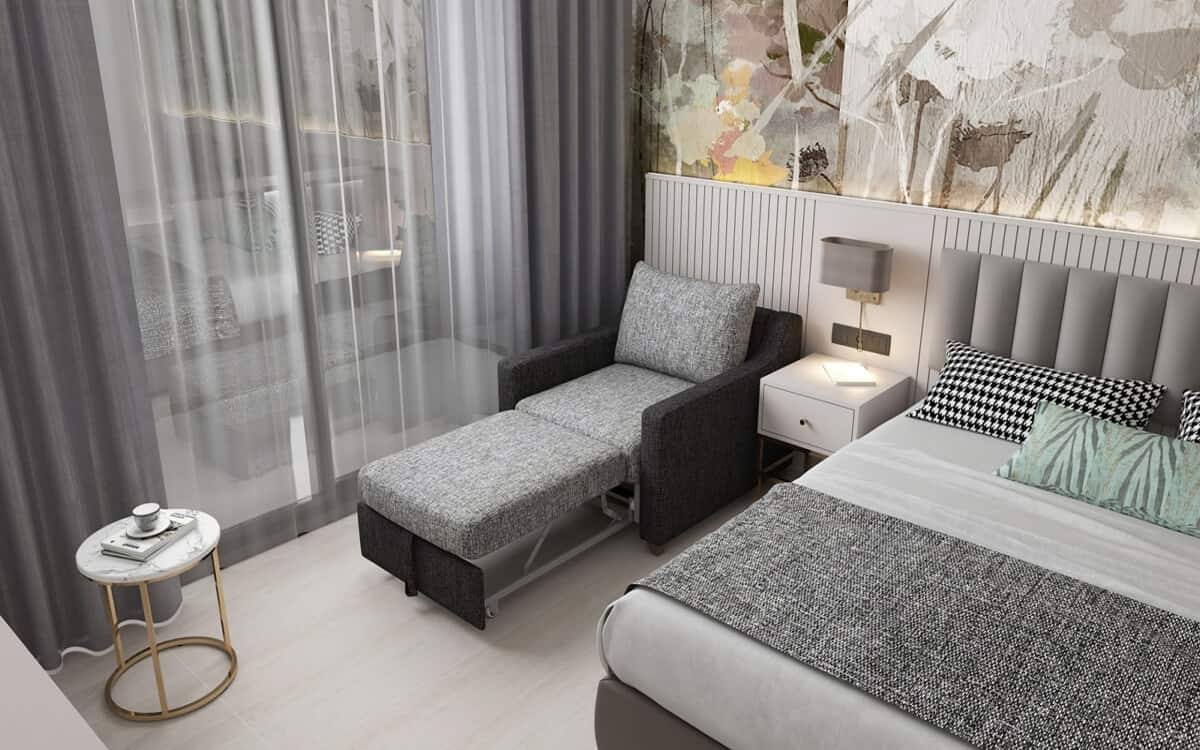 Zimmer mit Poolzugang
