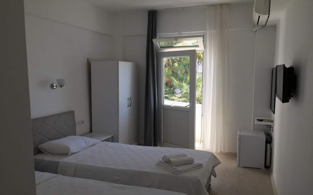 Doppelzimmer mit getrennten Betten