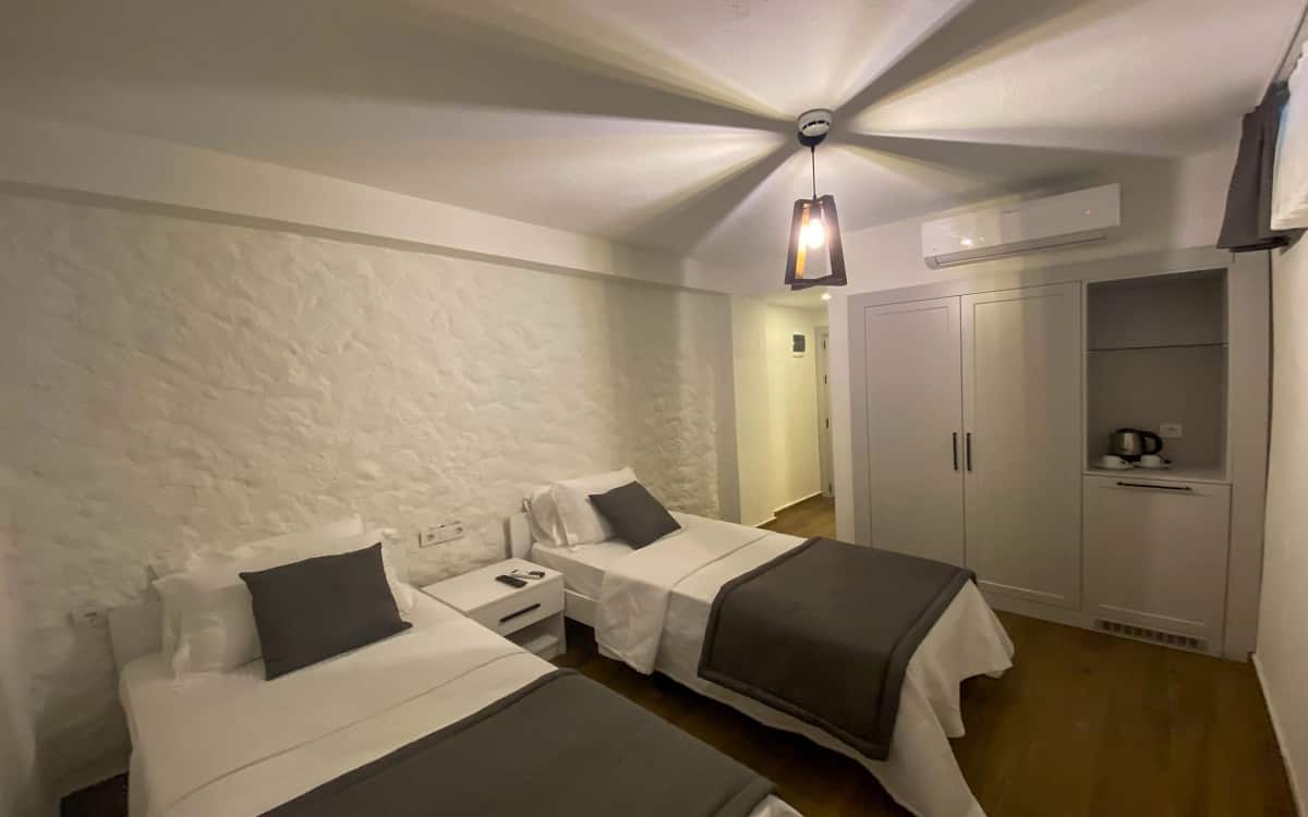 Doppelzimmer mit getrennten Betten