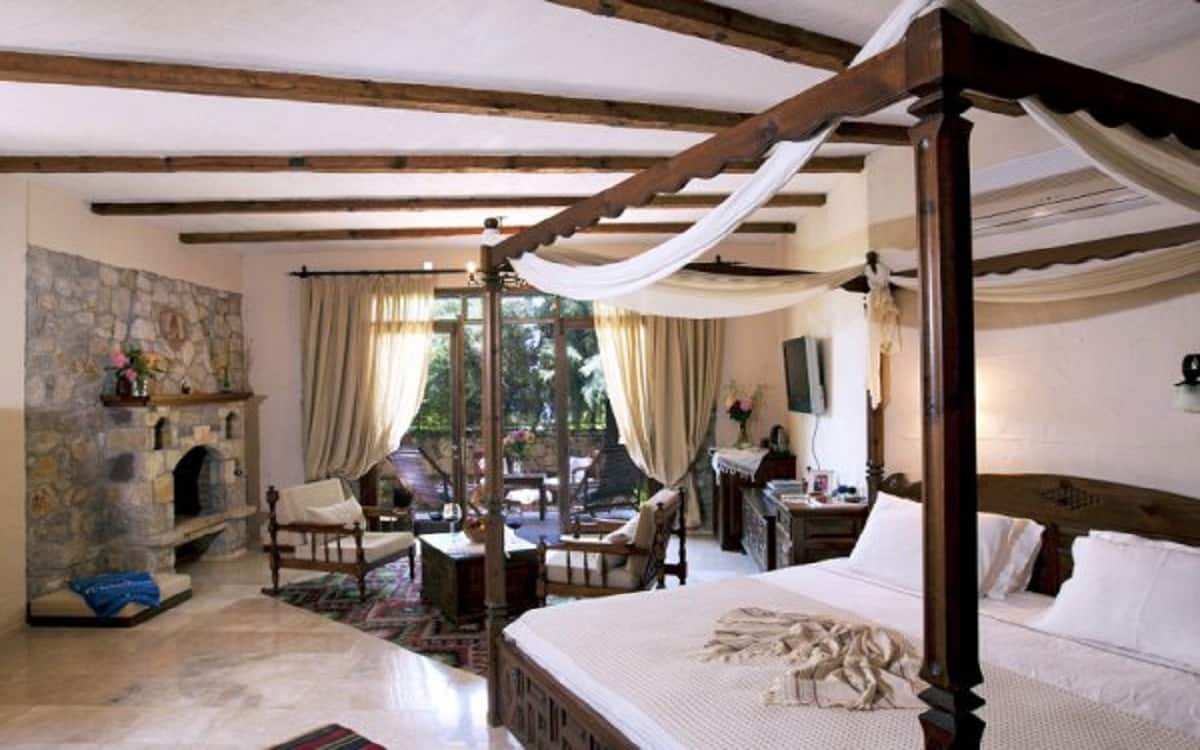 Mandarin-Zimmer mit Balkon und Whirlpool