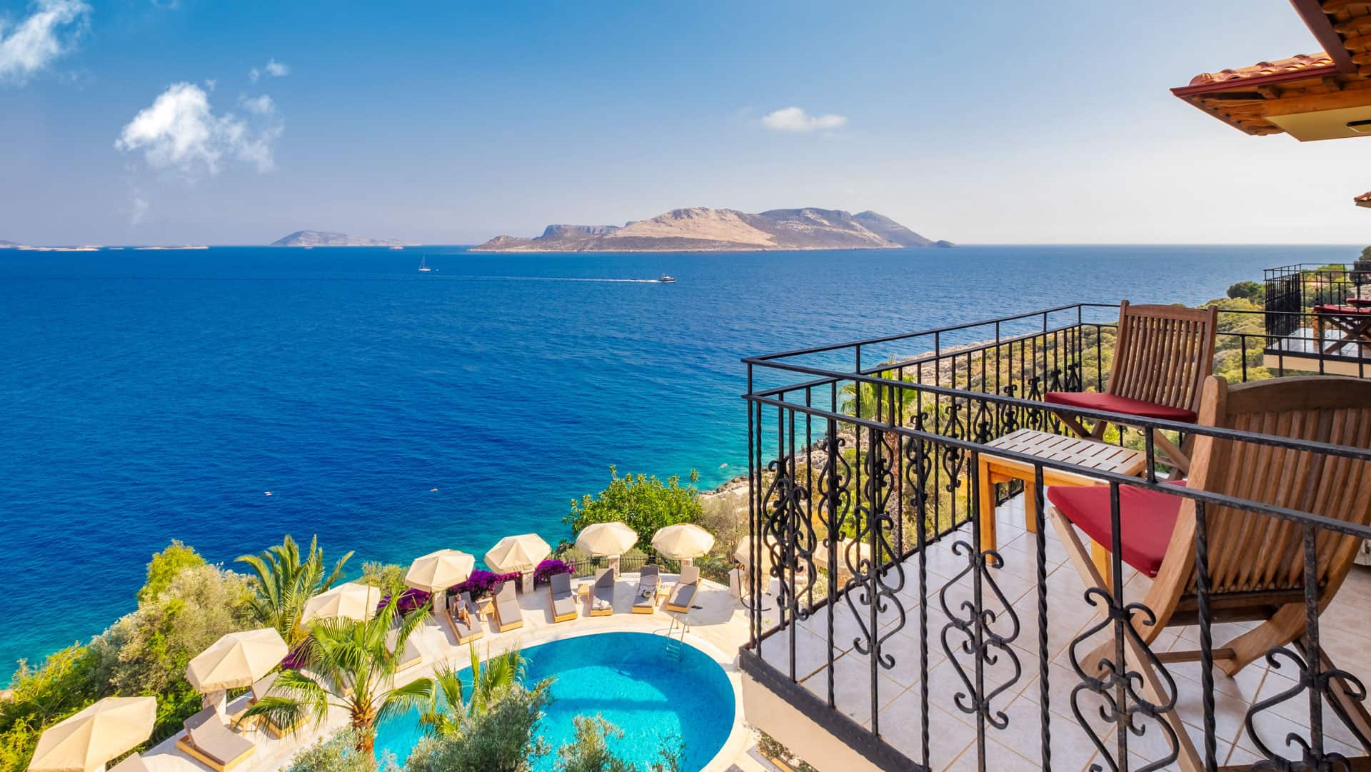Infinity-Zimmer mit Balkon, Meerblick