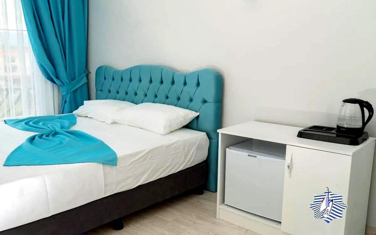 Deluxe-Doppelzimmer, seitlicher Meerblick