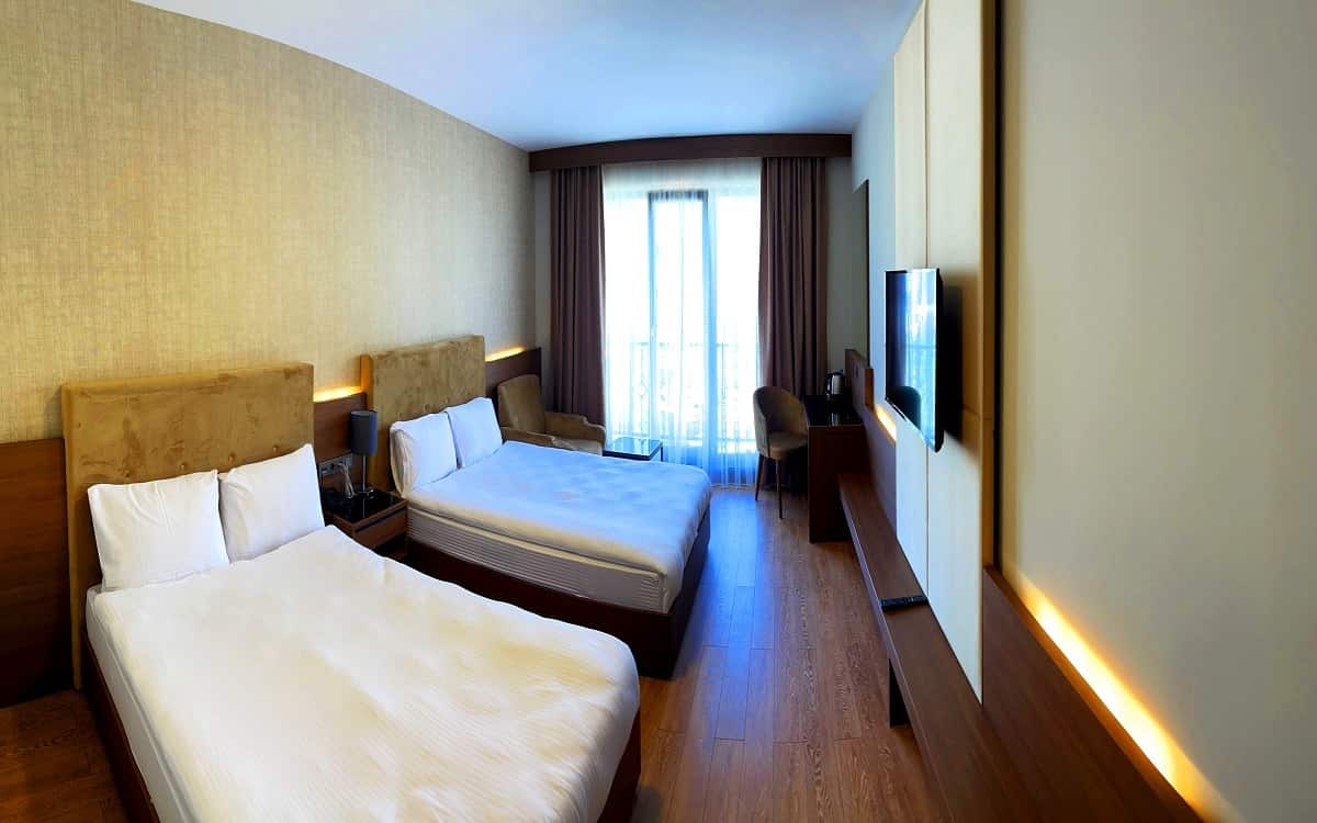 Doppelzimmer mit getrennten Betten