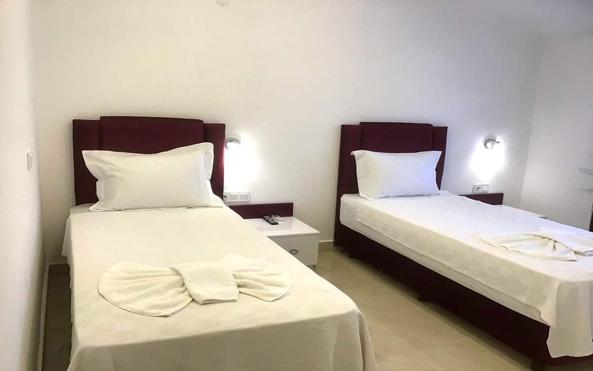 Doppelzimmer mit getrennten Betten