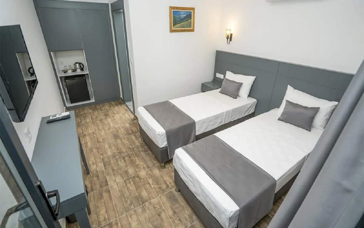 Doppelzimmer mit getrennten Betten