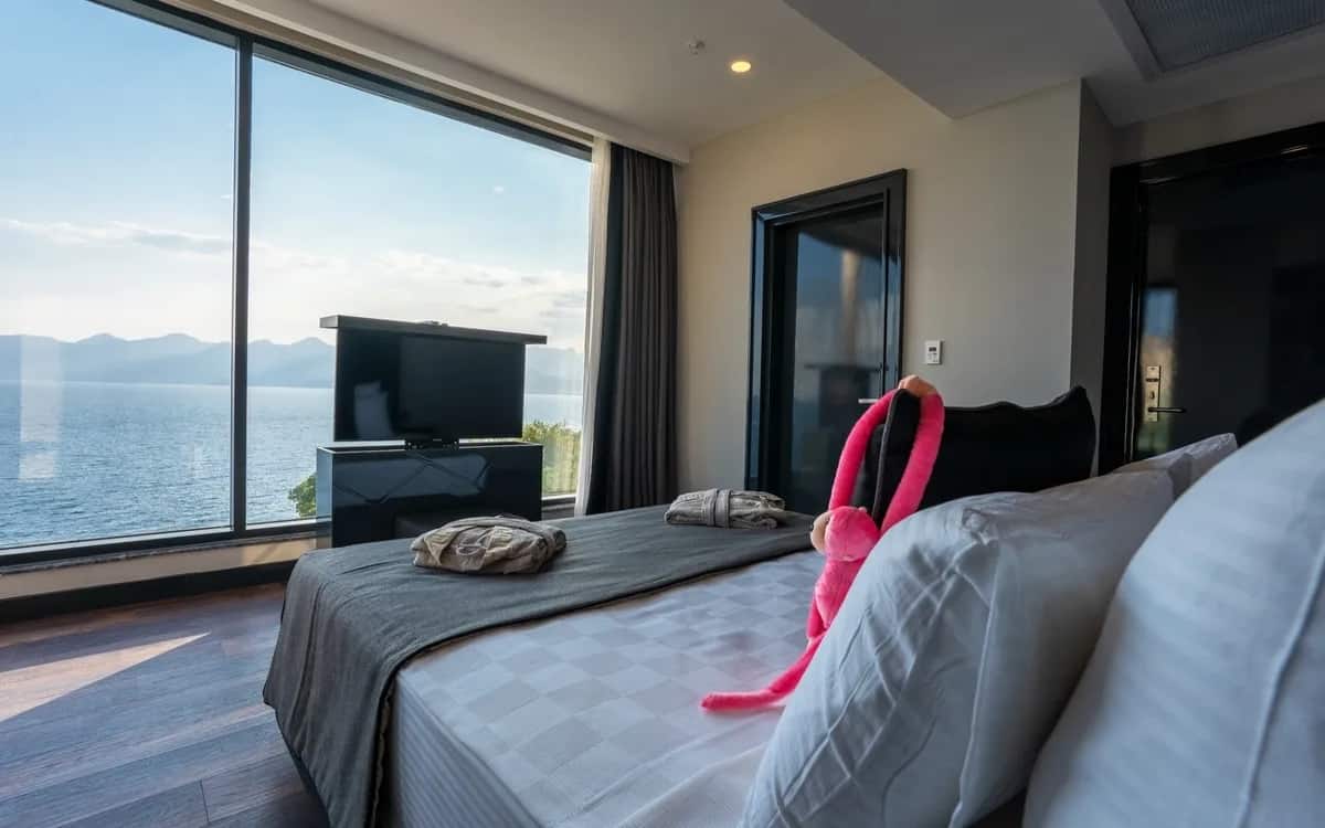 Deluxe-Zimmer mit Balkon, Meerblick