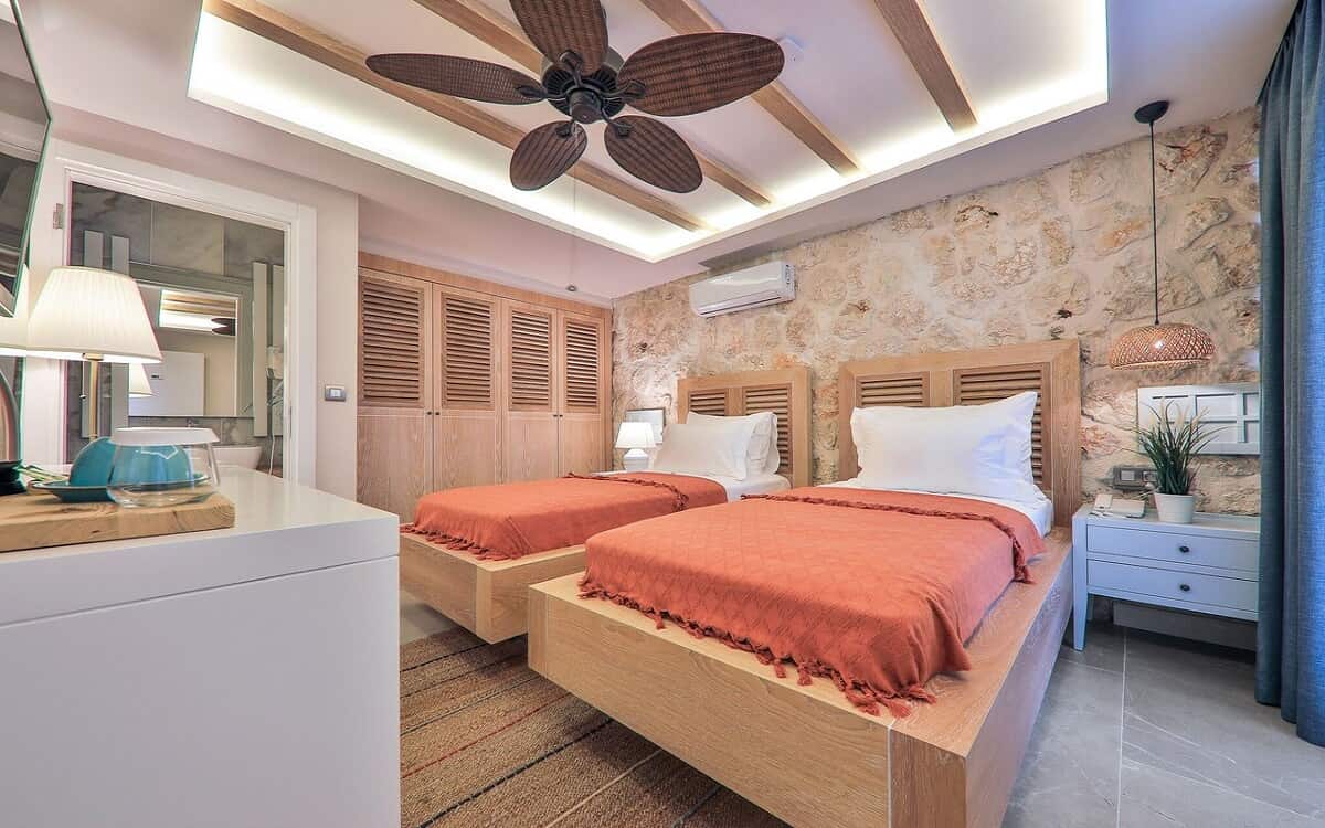Doppelzimmer mit getrennten Betten