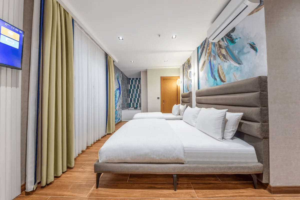 Zimmer mit Badewanne