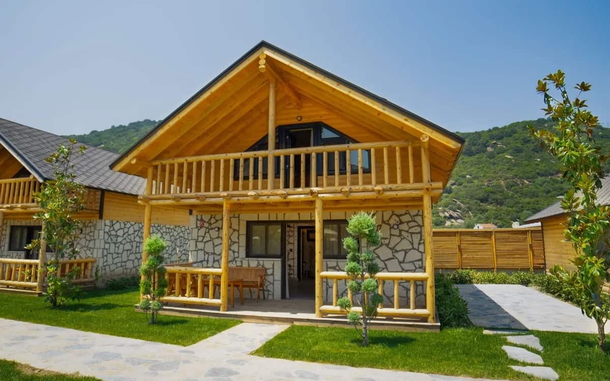 Loft-Haus mit Veranda