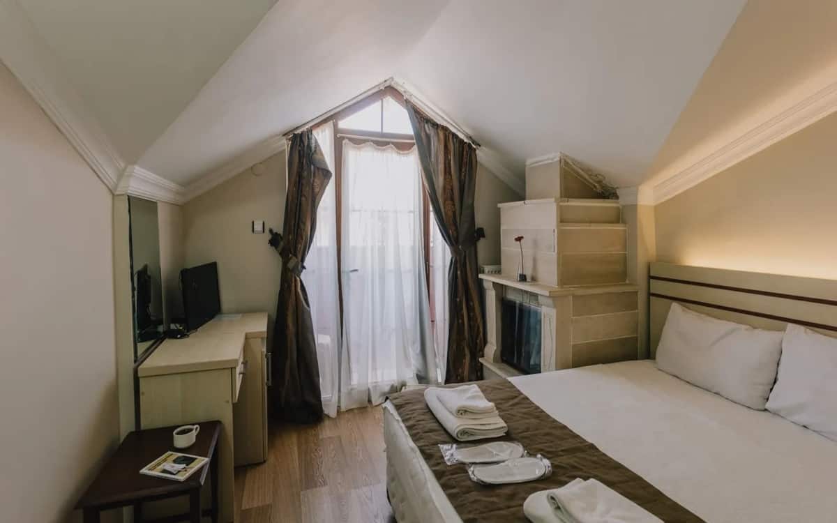 Room with Fireplace