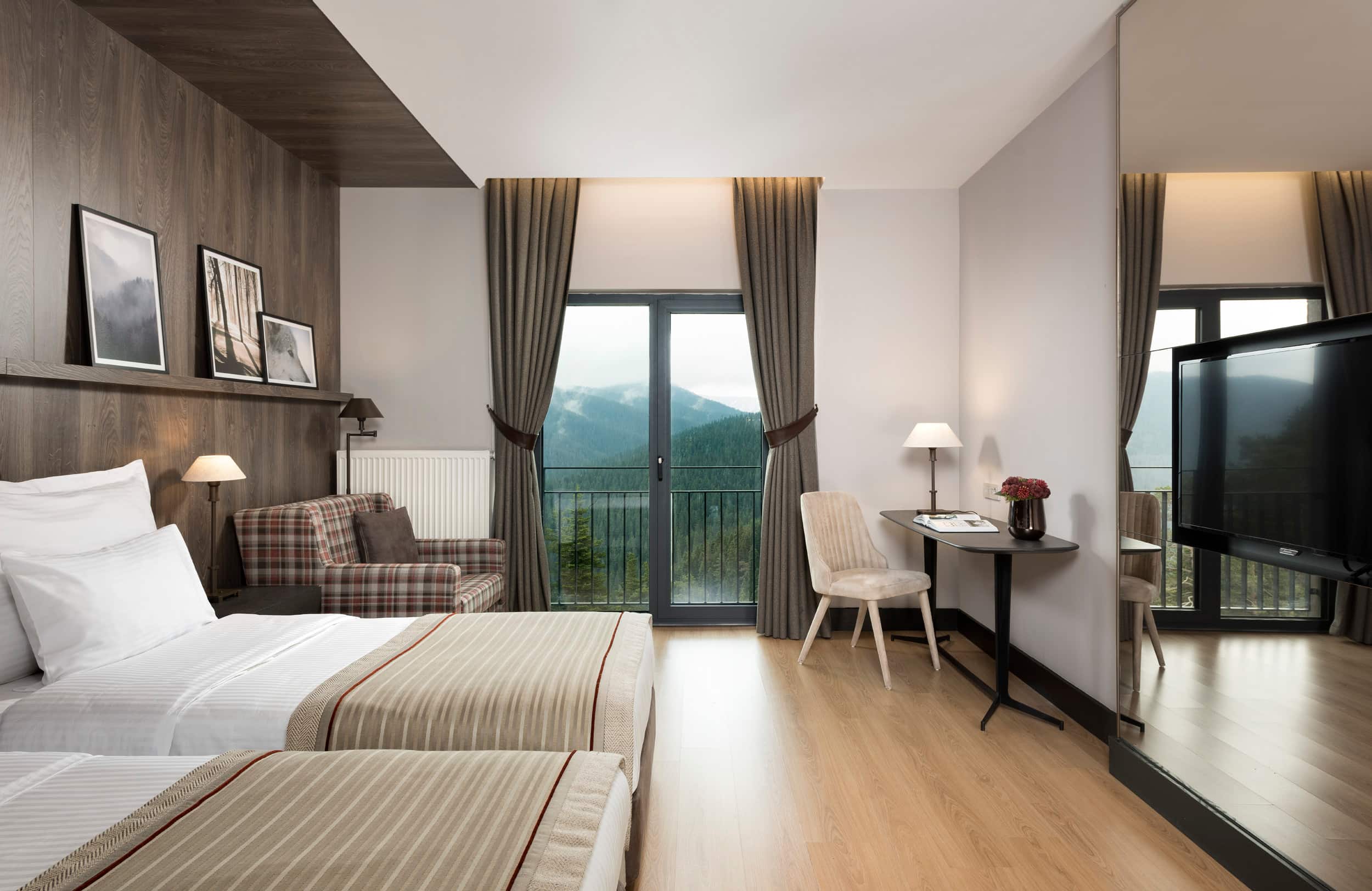 Zimmer, Bergblick