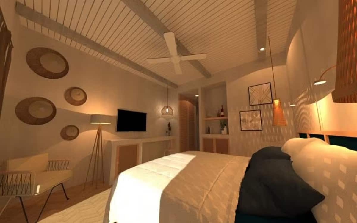 Superior-Deluxe-Familienzimmer mit Balkon, Poolblick
