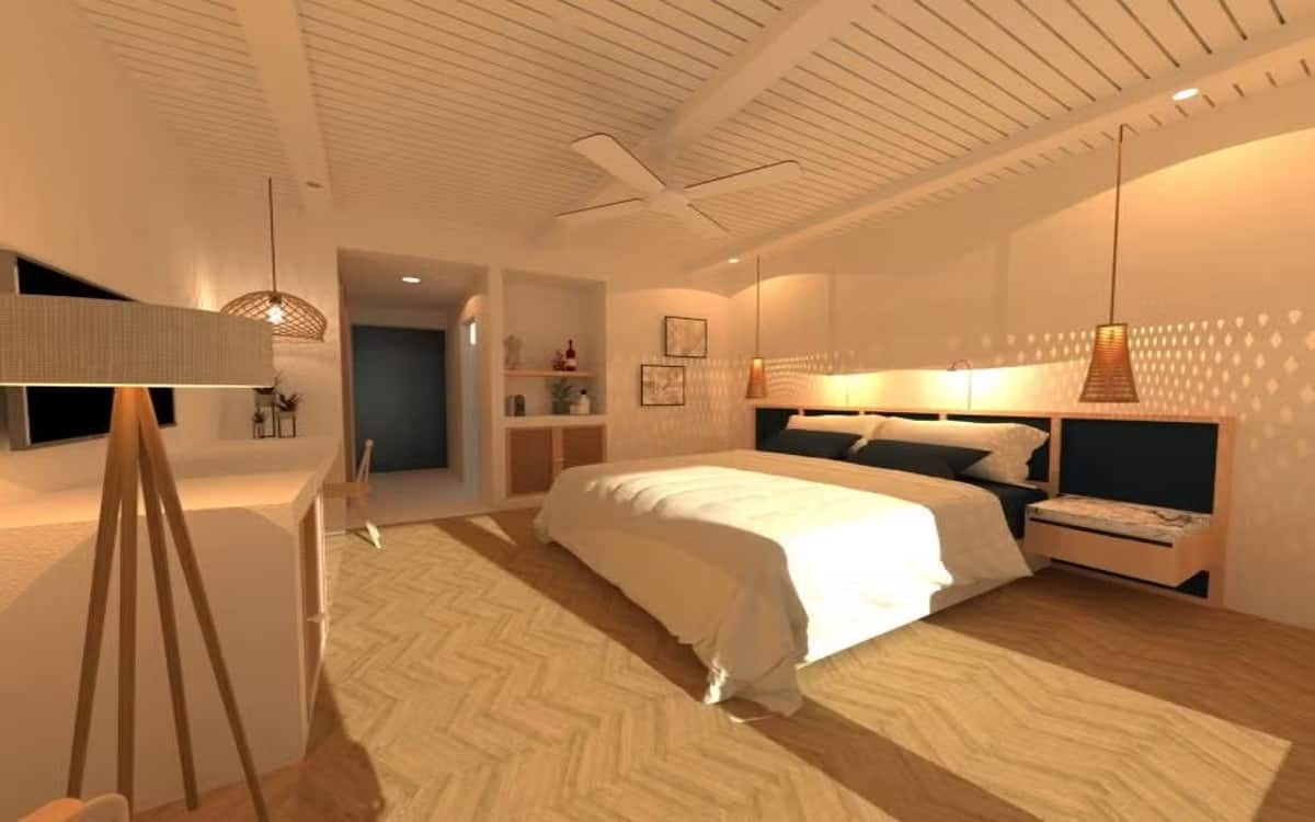 Superior-Deluxe-Zimmer mit Balkon, Poolblick