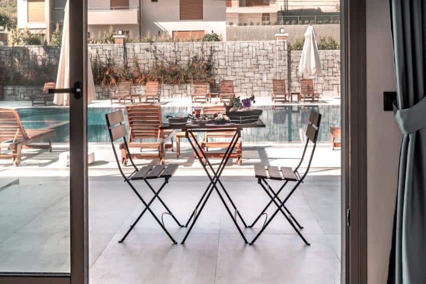 Deluxe-Zimmer, Poolblick
