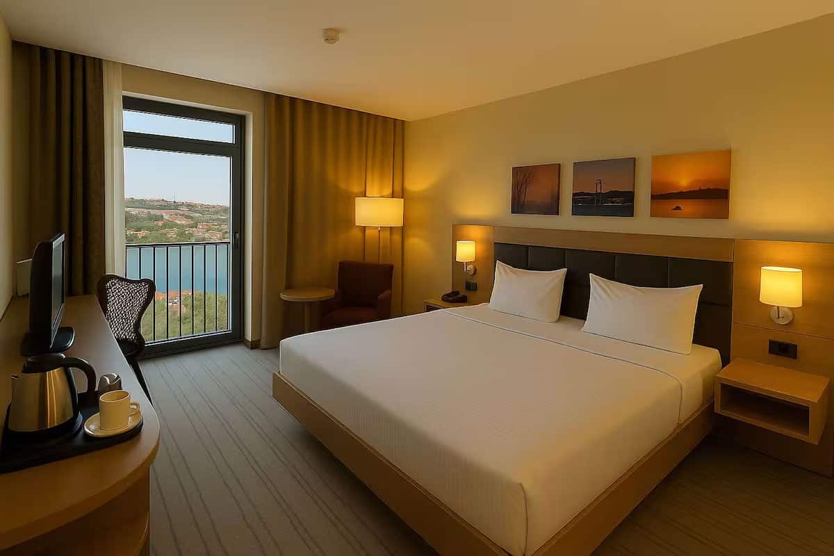 King-Zimmer mit Meerblick