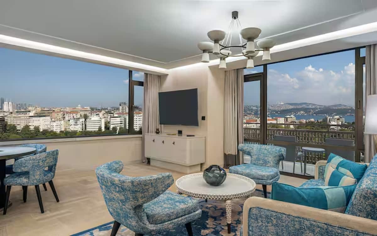 İki Yatak Odalı Executive Aile Süiti ve Mini Mutfak