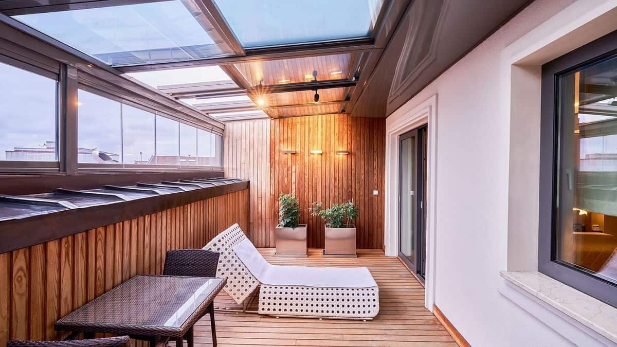 Luxus-Deluxe-Zimmer mit Terrasse