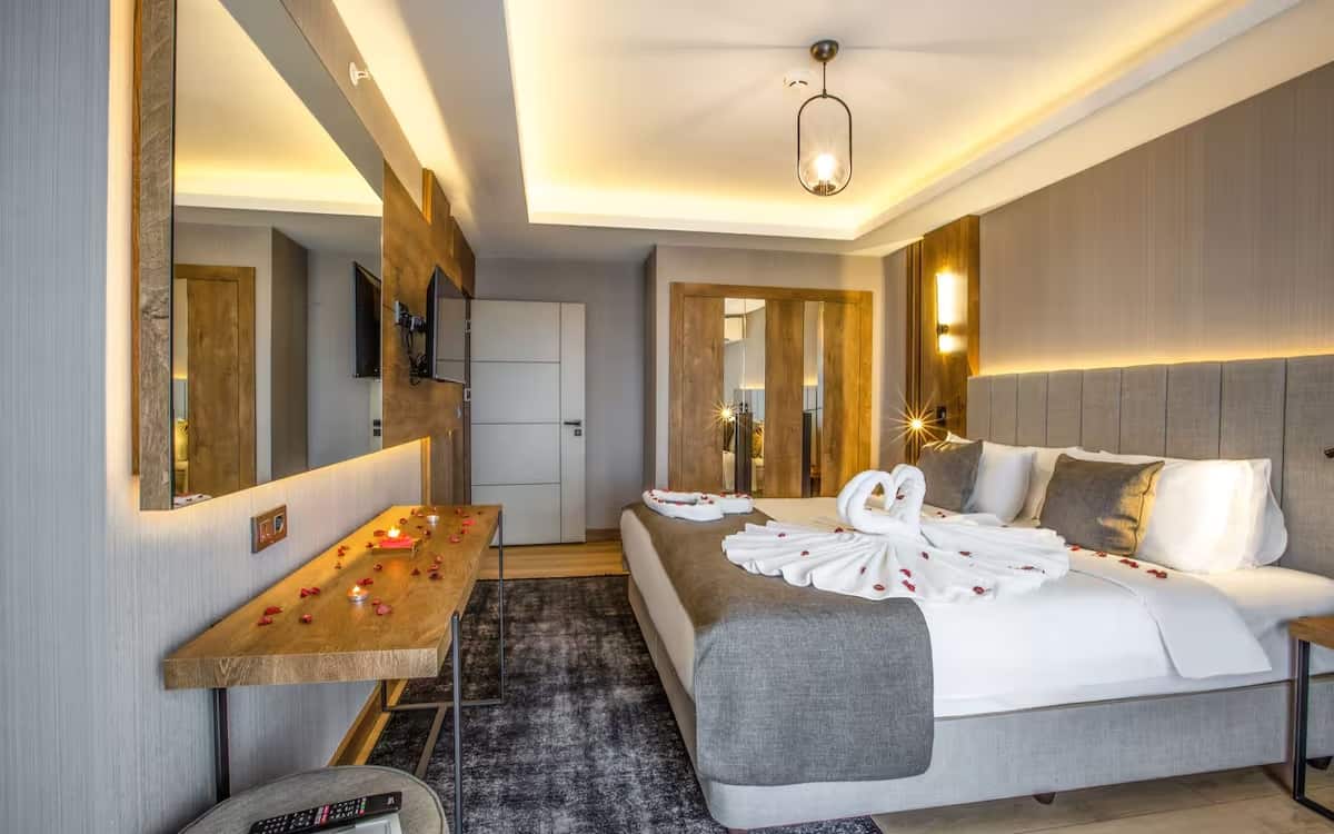 Deluxe-Zimmer mit Whirlpool, Meerblick