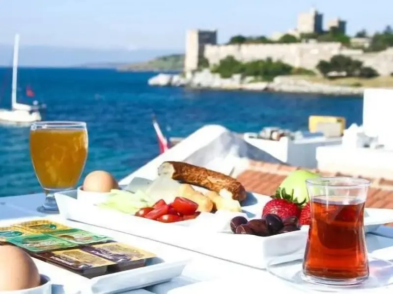White and Blue Bodrum Hotel 14