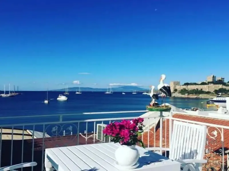 White and Blue Bodrum Hotel 15