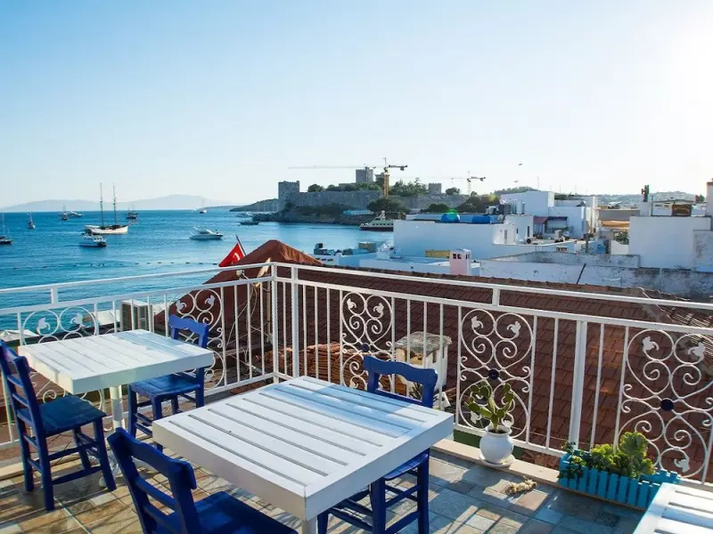 White and Blue Bodrum Hotel 17