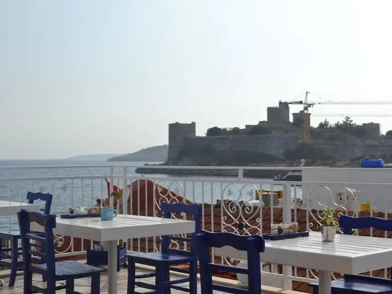 White and Blue Bodrum Hotel 8